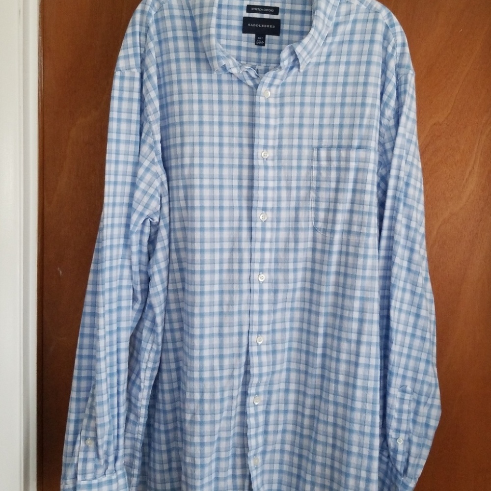 Saddlebred 3xlt stretch oxford shirt.